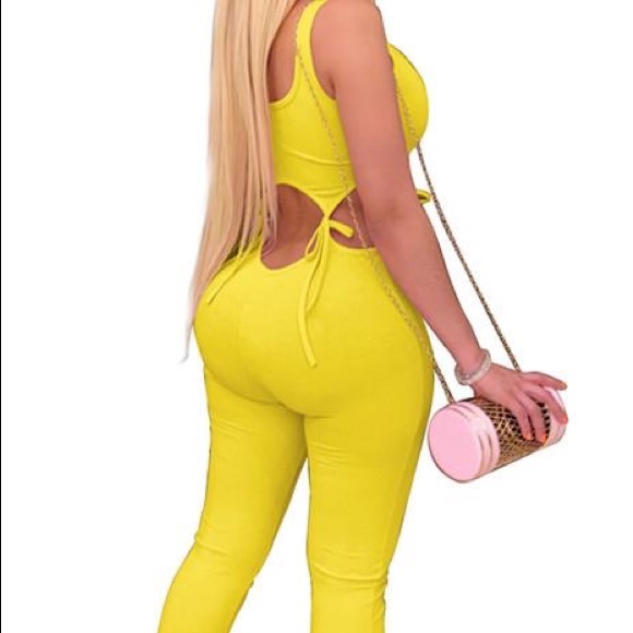 Stylish Tie-Up Jumpsuit - Picture 2 of 5